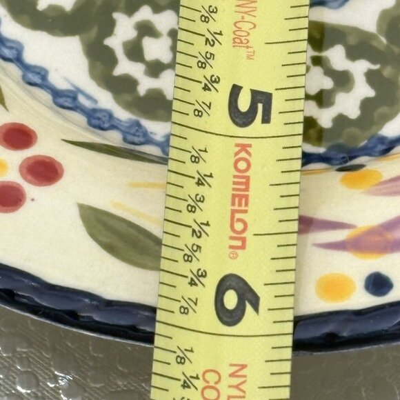 Temptations By Tara Mugs Desert Plate Set Of 8 Ovenware‎ Old World Blue **Read - Picture 6 of 16